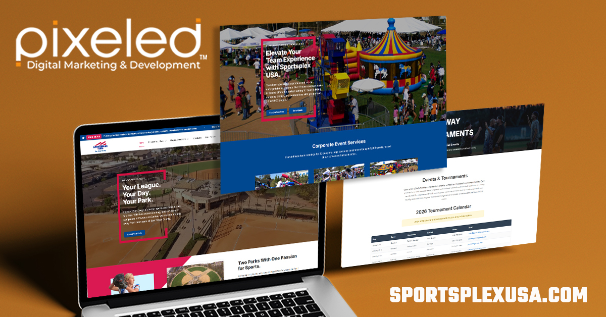 Multiple overlapping screens display websites and images related to sports and entertainment on an orange background.